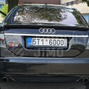 Znak, logo, emblém, nápis Audi S6, 3D, nalepovací 