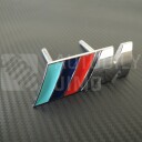 Znak, logo, emblém, nápis BMW M power 3D - na přední masku - kovový