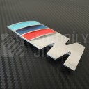 Znak, logo, emblém, nápis BMW M power 3D - na přední masku - kovový