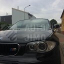 Znak, logo, emblém, nápis BMW M power 3D - na přední masku - kovový