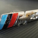 Znak, logo, emblém, nápis BMW M3 power 3D - na přední masku - kovový