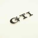 Znak, logo, emblém, nápis GTI 3D - samolepící, černý