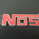 Znak, logo, emblém, nápis NOS 3D - samolepící