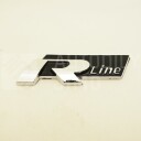 Znak, logo, emblém. nápis VW R-Line 3D - černý