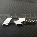 Znak, logo, emblém. nápis VW R-Line 3D - černý