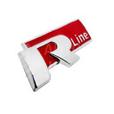 Znak, logo, emblém, nápis VW R-Line 3D - červený