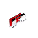 Znak, logo, emblém, nápis VW R-Line 3D, kovový - red