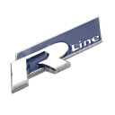 Znak, logo, emblém, nápis VW R-Line 3D - modrý
