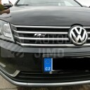 Znak, logo, emblém, nápis VW R-line - na přední masku, černý, kovový