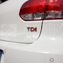 Znak, logo, emblém, nápis VW TDI 3D - samolepící