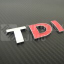 Znak, logo, emblém, nápis VW TDI 3D - samolepící