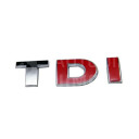 Znak, logo, emblém, nápis VW TDI 3D - samolepící