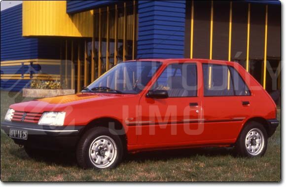 Lemy blatniku Peugeot 205 1983-1995