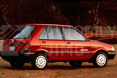 Lemy blatniku Subaru Justy 1989-1995