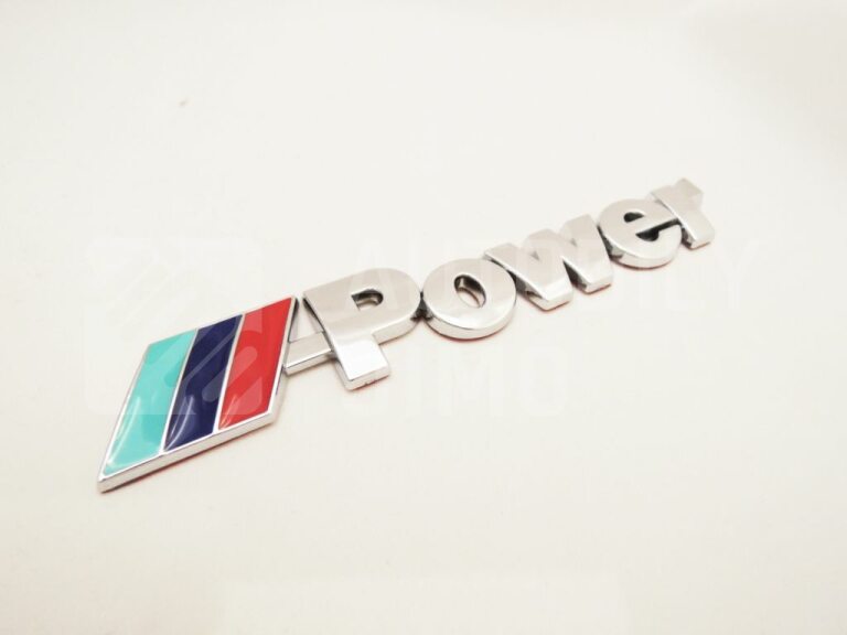 Znak, logo, emblém, nápis BMW M - Power 3D - samolepící