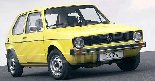Lemy blatniku VW Golf I 1974-1983