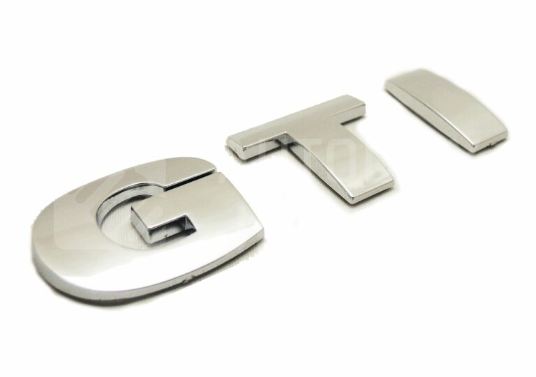 Znak, logo, emblém, nápis VW GTI 3D - samolepící