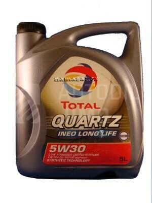 Motorový olej TOTAL QUARTZ INEO LONG LIFE 5W-30 5l