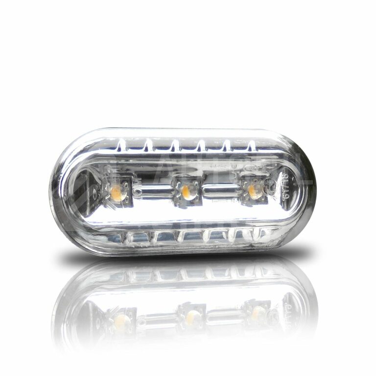LED boční blinkry, směrová světla VW Golf, Polo, Vento, Bora, Lupo, Passat, Transporter - chromová