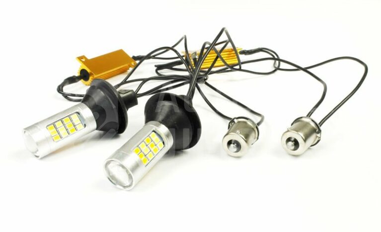 Superlight LED žárovky BA15S směrových světel s denním svícením 42 diod